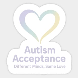 Autism Acceptance Sticker
